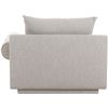 Image 4 : BNIB - Moe's - Rosello Right Arm Facing Chair Light Grey - MSRP $1,299 - OA-1009-29 - 41.25" W x 37.