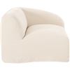Image 2 : BNIB - Moe's - Isla Right Arm Facing Chair Beige - MSRP $1,849 - OA-1079-34 - 59.8" W x 41.7" D x 29