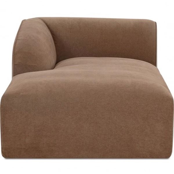 BNIB - Moe's - Isla Left Arm Facing Chaise Mocha - MSRP $2,749 - OA-1083-03 - 44" W x 76.3" D x 29.9