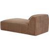 Image 2 : BNIB - Moe's - Isla Left Arm Facing Chaise Mocha - MSRP $2,749 - OA-1083-03 - 44" W x 76.3" D x 29.9