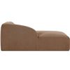 Image 6 : BNIB - Moe's - Isla Left Arm Facing Chaise Mocha - MSRP $2,749 - OA-1083-03 - 44" W x 76.3" D x 29.9