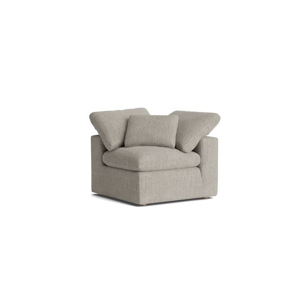BNIB - Sundays - Movie Night Corner Chair Standard Oatmeal - MSRP $1290 - COR-YJ-905-007 - 38" W x 3