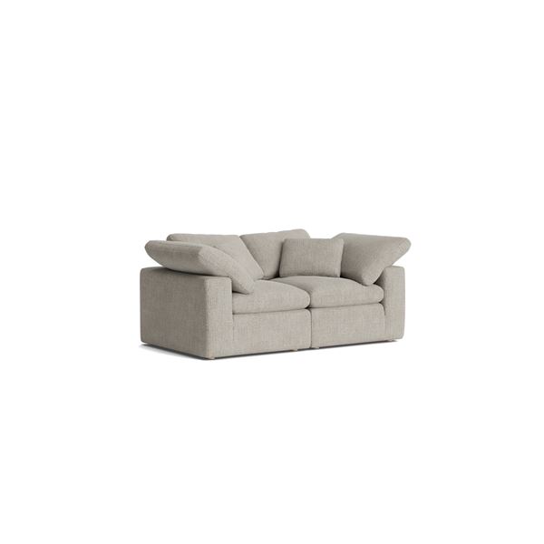 BNIB - Moe's - Sundays - Movie Night Standard 2pc Modular Sofa Oatmeal - MSRP $2,200 - Includes 2x C