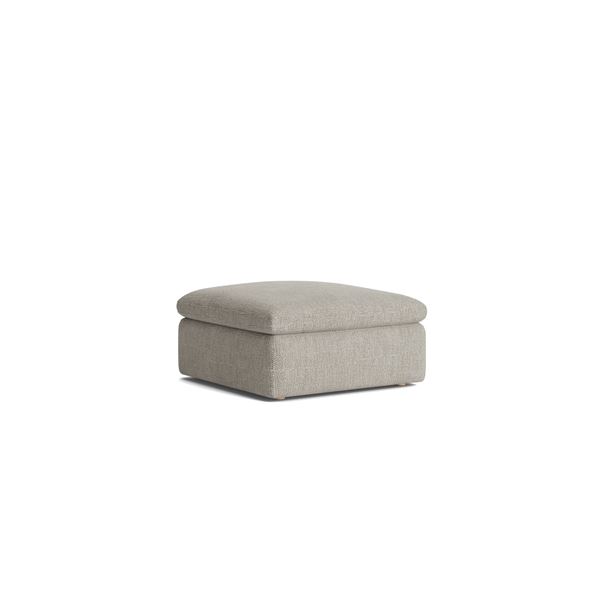 BNIB - Sundays - Movie Night Ottoman Large Oatmeal - MSRP $690 - OTT-YJ-902-007 - 45" W x 45" D x 19