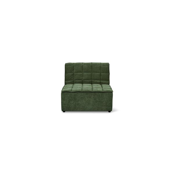 BNIB - Sundays - Quilt Armless Chair Moss - MSRP $1250 - CHA-EW-940-016 - 36" W x 36" D x 32" H