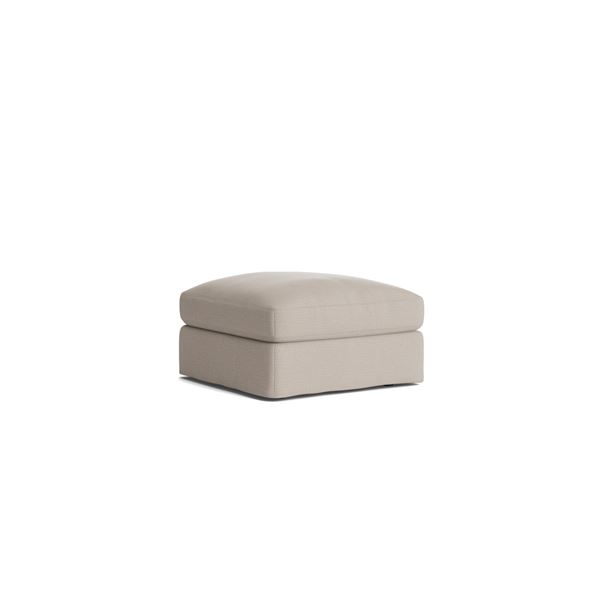 BNIB - Sundays - Get Together Ottoman Standard Light Pebble - MSRP $990 - OTT-YJ-007-029 - 38" W x 3