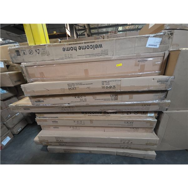 Pallet Lot: includes Moe's and Sunday's Headboards Only