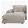 Image 1 : BNIB - Moe's - Berga Sectional Left CHAISE ONLY - Oat - FO-1048-05-L-B