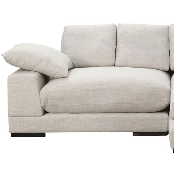 BNIB - Moe's - Plunge Sectional Sahara 3 Seater Left Arm Facing - TN-1004-21-A