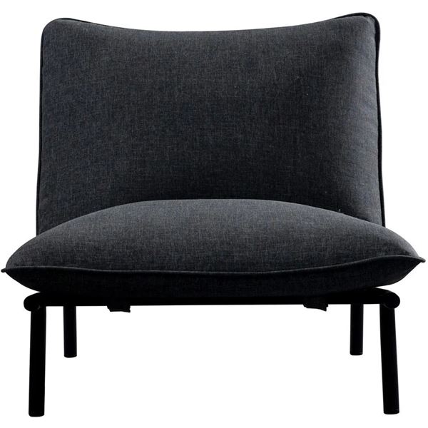 BNIB - Moe's - Morgan Outdoor Accent Chair Speckled Charcoal - MSRP $1,749 - MO-1025-07 - 30.3" W x 