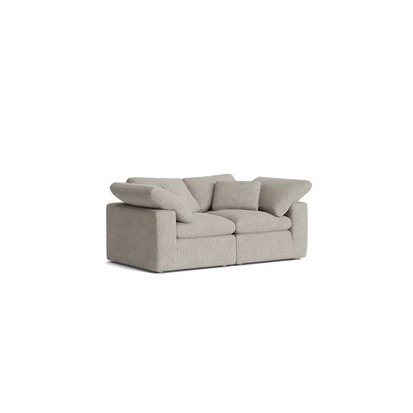 BNIB - Moe's - Sundays - Movie Night Standard 2pc Modular Sofa Oatmeal - MSRP $2,200 - Includes 2x C