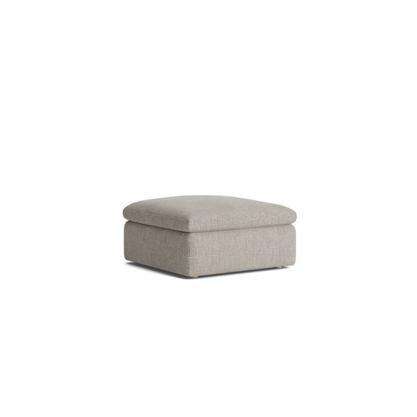 BNIB - Sundays - Movie Night Ottoman Large Oatmeal - MSRP $690 - OTT-YJ-902-007 - 45" W x 45" D x 19