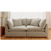 Image 1 : BNIB - Sundays - 2pc Chill Time Regular Heather Sofa - MSRP $2,860 - includes 2 regular corner chair
