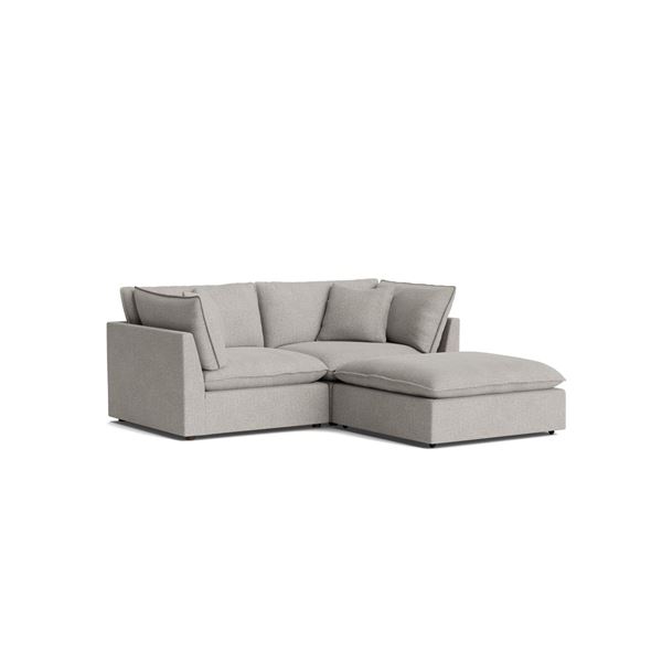 BNIB - Sundays - 3pc Chill Time Regular Heather Sofa - MSRP $3,850 - includes 2 corner chairs & 1 ot