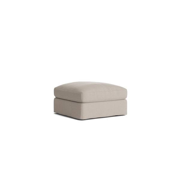 BNIB - Sundays - Get Together Ottoman Standard Light Pebble - MSRP $990 - OTT-YJ-007-029 - 38" W x 3