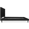 Image 3 : BNIB - Moe's - Misaki Bed Queen in Black - MSRP $4,799.00 - GZ-1160-02 - 63"W x 85"D x 45"H