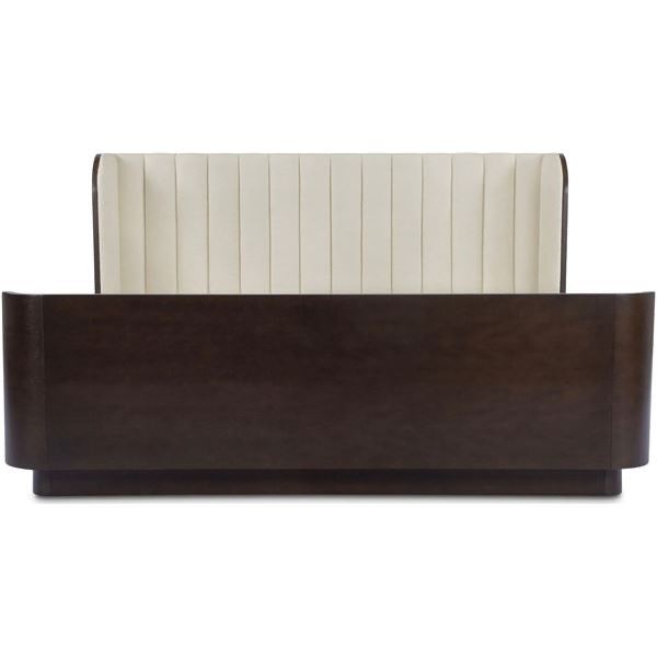 BNIB - Moe's - Scarlette Bed Queen in Cream - MSRP $4,299.00 - FO-1039-05 - 63"W x 85"D x 37"H