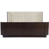 Image 1 : BNIB - Moe's - Scarlette Bed Queen in Cream - MSRP $4,299.00 - FO-1039-05 - 63"W x 85"D x 37"H