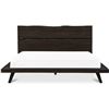 Image 1 : BNIB - Moe's Madagascar Platform Bed - King - Dark Brown - Msrp $2949 - UH-1007-20-0 - 92"W x 89"D x