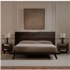Image 4 : BNIB - Moe's Madagascar Platform Bed - Queen - Dark Brown - Msrp $2649 - UH-1006-20-0 - 76"W x 89"D 