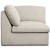 Image 1 : BNIB - Moes - Miles Outdoor Modular - Corner Chair - Speckled Light Grey - MSRP $1,899 - MO-1015-29 