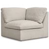 Image 3 : BNIB - Moes - Miles Outdoor Modular - Corner Chair - Speckled Light Grey - MSRP $1,899 - MO-1015-29 