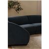 Image 3 : BNIB - Moe's - Fraser Modular Slipper Chair Deep Blue - MSRP $1,649 - FO-1036-19 - 35.4"W x 36.6"D x