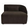Image 2 : BNIB - Moe's - Amelia Modular Right Arm Facing Chaise Espresso - MSRP $2,549.00 - FO-1015-20 - 50.50