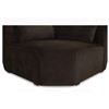Image 4 : BNIB - Moe's - Amelia Modular Corner Chair Espresso - MSRP $2,099.00 - FO-1013-20 - 45.50" W x 45.50