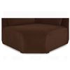 Image 4 : BNIB - Moe's - Amelia Modular Corner Chair Chestnut - MSRP $2,099.00 - FO-1013-03 - 45.50" W x 45.50