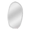 Image 1 : BNIB - Moe's - Foundry Oval Mirror in White - MSRP $939.00 - FI-1113-18 - 28.0" W X 1.5"Dx50.0"H