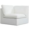 Image 2 : BNIB - Moes - Miles Outdoor Modular - Corner Chair - White - MSRP $1,899 - MO-1015-18 - 40" W x 40" 