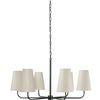 Image 1 : BNIB - Moes - Mathis Chandelier Black - MSRP $1,270 - EL-1001-02 - 37.1" W x 37.1" D x 50" H