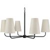 Image 2 : BNIB - Moes - Mathis Chandelier Black - MSRP $1,270 - EL-1001-02 - 37.1" W x 37.1" D x 50" H