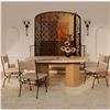 Image 4 : BNIB - Moe's - Sartoria Dining Table in Breccia Marble - MSRP $5,629.00 - GK-1131-34 - 72"W x 40"D x