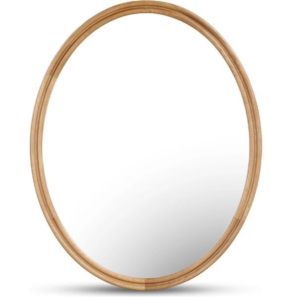 BNIB - Moe's - Alcott 40" Oval Mirror in Natural Finish Oak - MSRP $706.00 - BC-1148-24 - 32â[x=#836