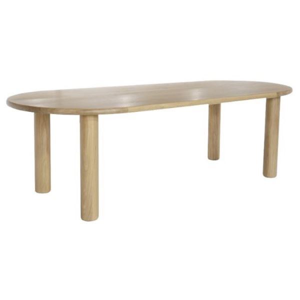 BNIB - Moes - Milo Small Dining Table Oak - MSRP $2,999 - FC-1001-24-0 - 78" W x 39" D x 30" H
