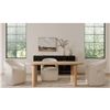 Image 2 : BNIB - Moes - Milo Small Dining Table Oak - MSRP $2,999 - FC-1001-24-0 - 78" W x 39" D x 30" H