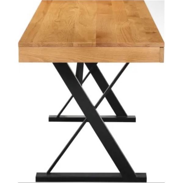BNIB - Moe's - Profecto Desk in Natural Oak - MSRP $2,099.00 - BC-1107-24 - 63." W X 26.0"Dx29.5"H