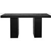 Image 1 : BNIB - Moe's Home Collection - Only Top Aurelius 2 Outdoor Dining Table in Black Fiber-Reinforced Co