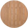 Image 4 : NEW - Moes - Delta Natural Round Outdoor Dining Table - MSRP $1,899 - CV-1024-24 - 47" W x 47" D x 3