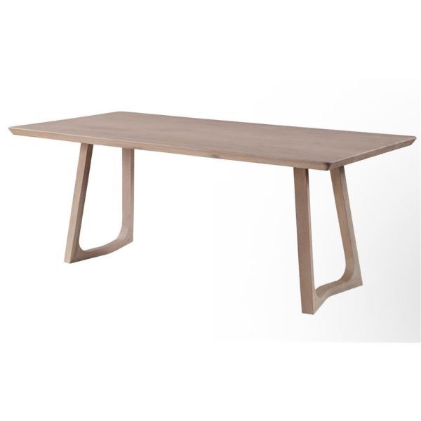 BNIB - Moe's - Silas Dining Table in White Wash White Oak - MSRP $2,349.00 - BC-1098-18 - 76â[x=#836