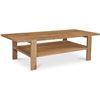 Image 2 : BNIB - Moes - Workshop Coffee Table Vintage Brown - MSRP $1,349 - JD-1085-03 - 54" W x 26" D x 16" H