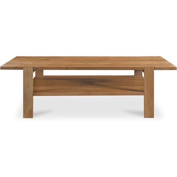 BNIB - Moes - Workshop Coffee Table Vintage Brown - MSRP $1,349 - JD-1085-03 - 54" W x 26" D x 16" H
