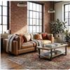 Image 2 : BNIB- LH Home Den Sofa - Antique Sienna, RV: $5599 CAD (DEN007) - 96 x 41.7 x 31.1 in.
