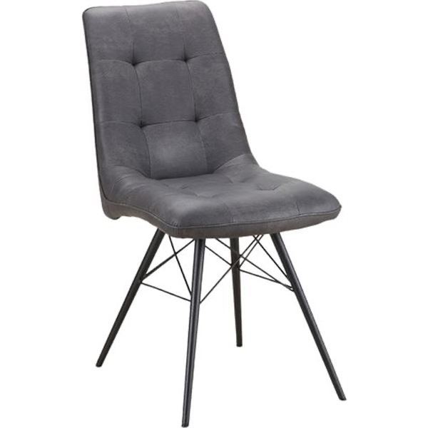BNIB - Moes - Morrison Side Chair Grey (Single Chair) - MSRP $345 - ER-2029-15-1 - 18" W x 25" D x 3