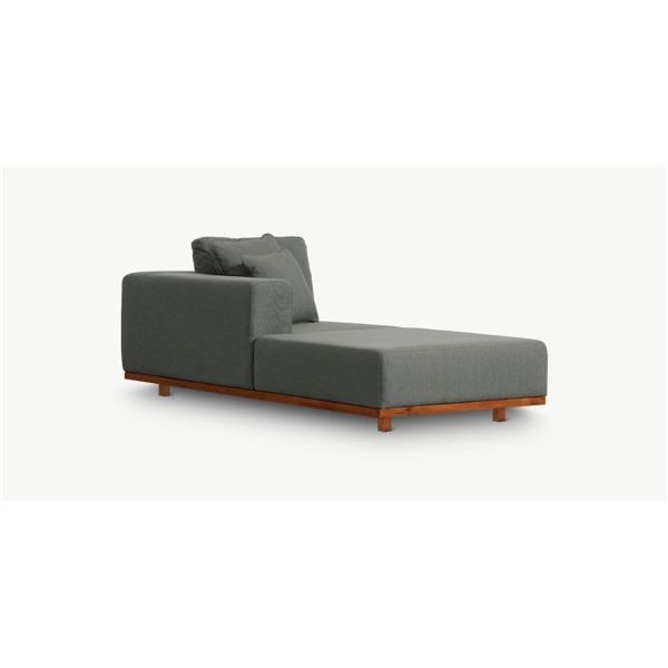 BNIB - Sundays Sunny Days Modular Outdoor Chaise Left Facing - Pepper - MSRP $4,475 - Item # OUT-MO-