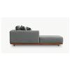 Image 3 : BNIB - Sundays Sunny Days Modular Outdoor Chaise Left Facing - Pepper - MSRP $4,475 - Item # OUT-MO-
