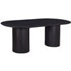 Image 2 : BNIB - Moes - Povera Dining Table Black - MSRP $2,849 - JD-1045-02-0 - 86" W x 42" D x 30" H