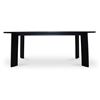 Image 1 : BNIB - Moes - Delta Black Oval Outdoor Dining Table - MSRP $3,390 - CV-1025-02 - 84" W x 39.5" D x 3